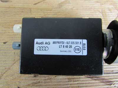Audi TT Mk2 8J OEM Radio Antenna and Control Module Unit 8J7035501B Convertible 2008 2009 2010 2011 2012 2013 2014 20154